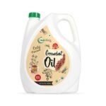 Certified Organic Groundnut Oil 5ltr-front-Nutriorg