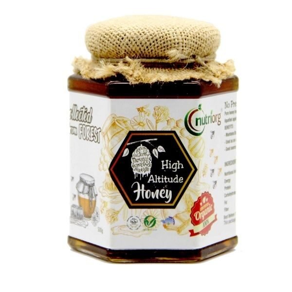 Certified Organic High Altitude Honey 500g 5-front-Nutriorg