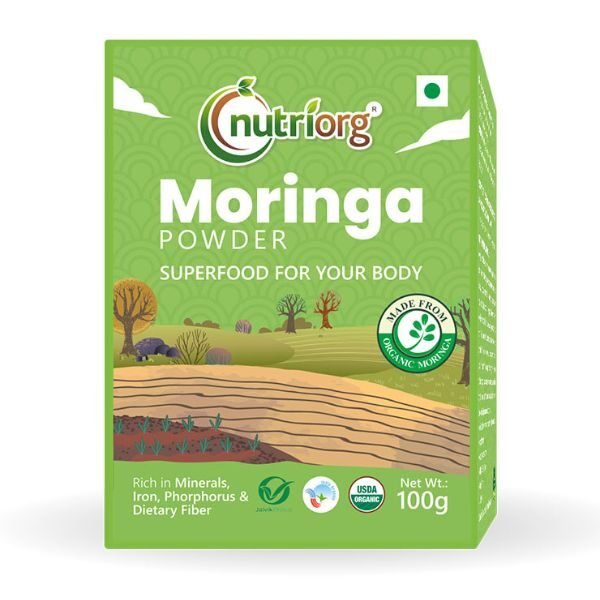 Moringa Powder-front-Nutriorg
