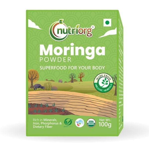 Moringa Powder-front-Nutriorg