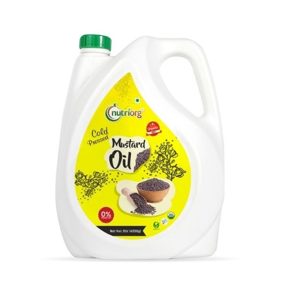 Nutriorg Certified Organic Mustard Oil 5ltr2