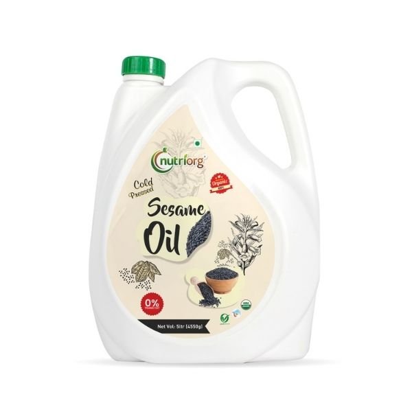 Nutriorg Certified Organic Sesame Oil 5ltr3