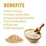Flour Oats 500g ( Pack of 2)4-benefits-Nutriorg