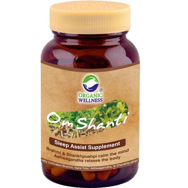 Om-Shanti 90 Capsules-front-Organic Wellness