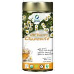 Blossom Chamomile Tin Pack 100 gm-front-Organic Wellness