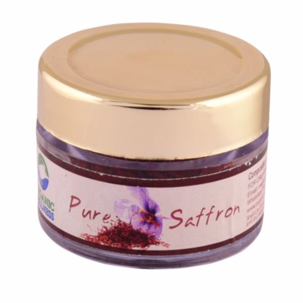 Pure Saffron 1 gm-front-Organic Wellness