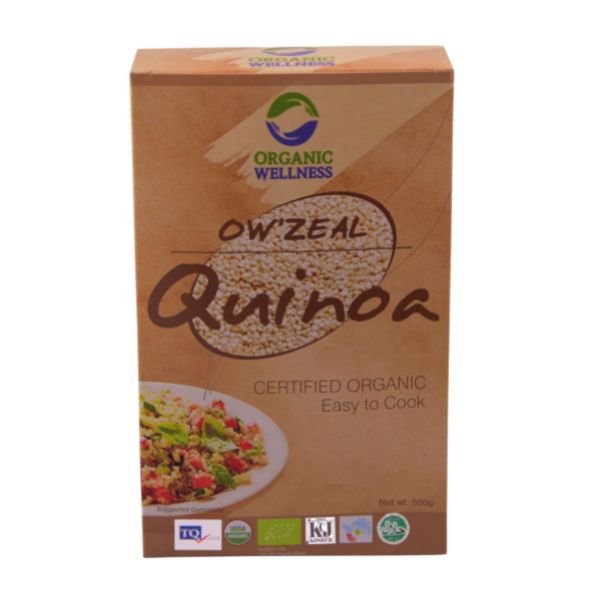 Quinoa 500 gm-front2-Organic Wellness