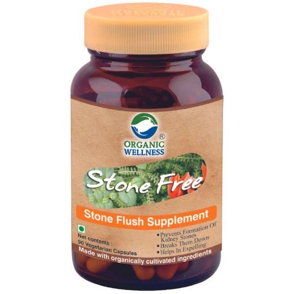 Stone-Free 90 Capsules-front-Organic Wellness