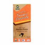 Turmeric Chocolate 42.5 gm-front-Organic Wellness