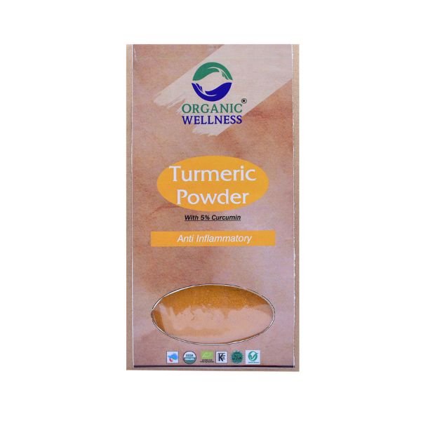 Turmeric Powder - 5% Curcumin 75-front-Organic Wellness