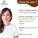 Beetroot Lip Scrub-how-to-Use- Samisha Organic