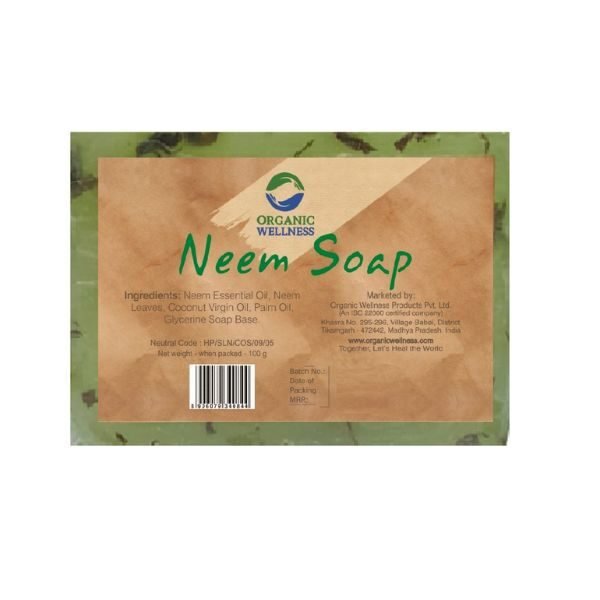 Neem Soap 100 gm-back-Organic Wellness