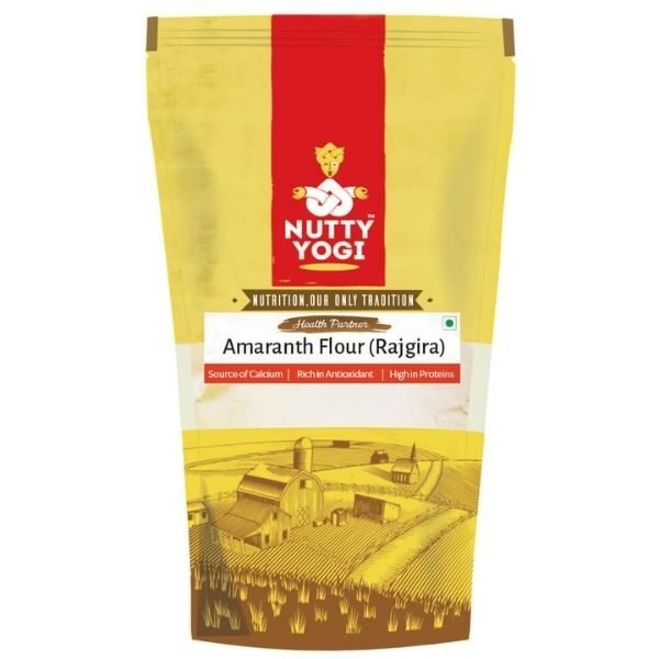 Gluten Free Amaranth Flour 1 kg-front-nutty yogi