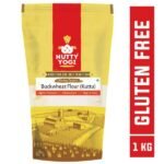 Buckwheat Flour/ Kuttu Atta 500 gm-front1-Nutty Yogi