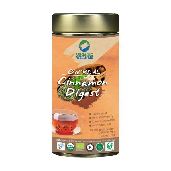 Cinnamon Digest Tin Pack 100 gm-back-Organic Wellness