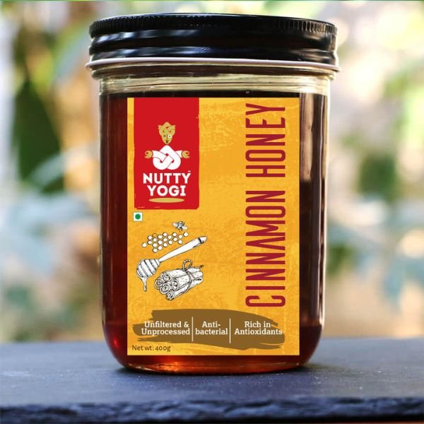 Cinnamon Honey 500 gm-front-Nutty Yogi