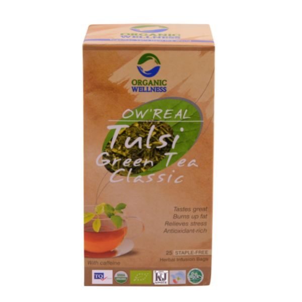 Green Tea Classic, 25 Teabags5-front-organic wellness