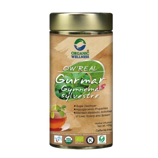 Gurmaar Gymnema Sylvestre 25 Teabags-front2-Organic Wellness