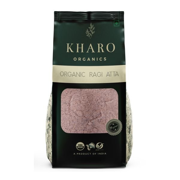 Ragi flour-front-kharo organic