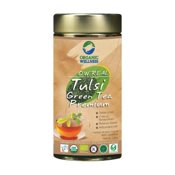 Tulsi Green Premium-front-organic wellness