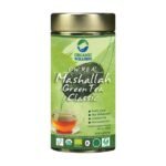 Mashallah Green Tea Classic Tin Pack 100 gm-front-Organic Wellness