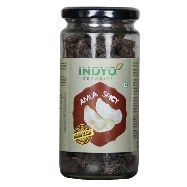 Amla Spicy 250 gm-front- Indyo Organic