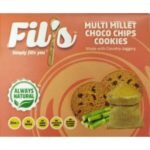 Ragi Bajra & Multi Millet Choco Chips -front1-Fil's Organic