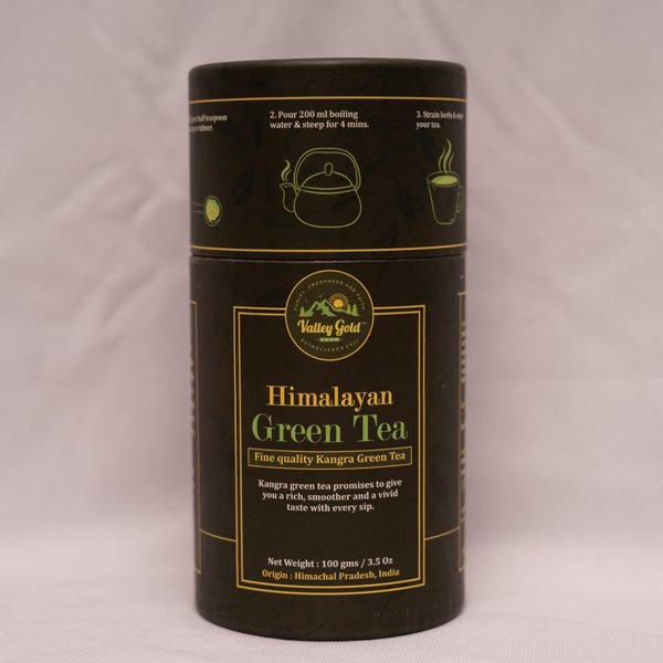 Premium Himalayan Green Tea 100 gm-front-Induz Organic