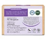 Lavender Shea Butter Bathing Bar 100 gm-back-Orga Life