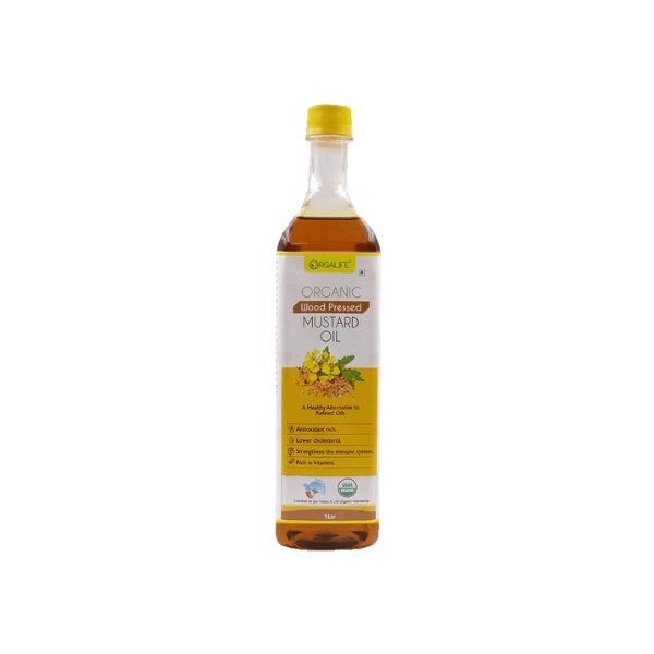 Mustard Oil 1 ltr1-front-Orga Life