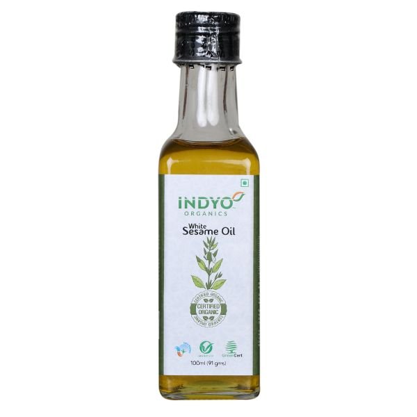 Sesame Oil 100 ml-front- Indyo Organic