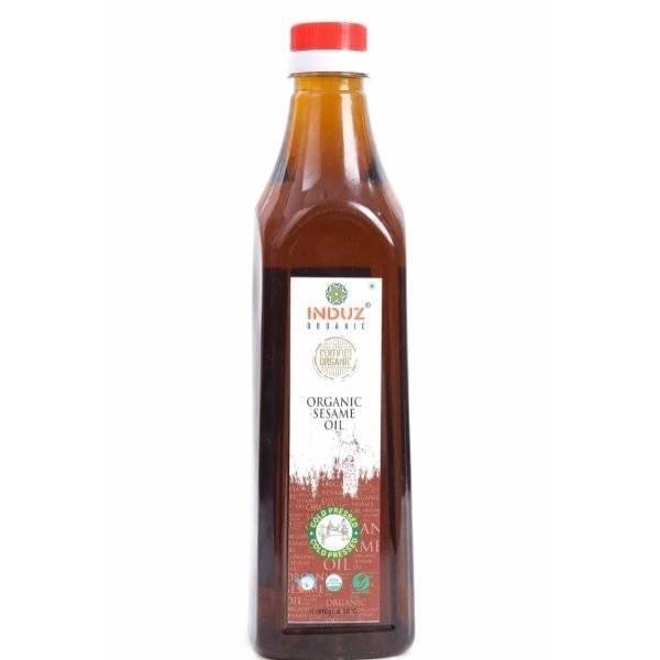 Black Sesame Oil 1 ltr-front3-Induz Organic