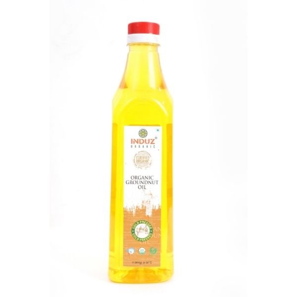 Groundy Groundnut Oil 1 lt-front2-Induz Organic