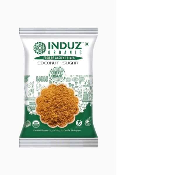 Coconut Sugar 250 gm-front2-Induz Organic