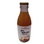 Pure Red Apple Juice (Pack of 6 glass bottles- 200 ml each)-front3-singh Apple Orchards