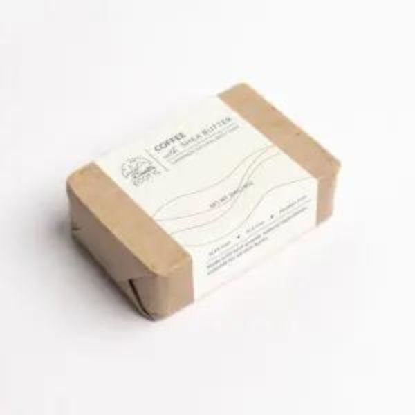 Handmade Body Soap (Shea Butter - Coffee) 100 gm-front-Ecotyl