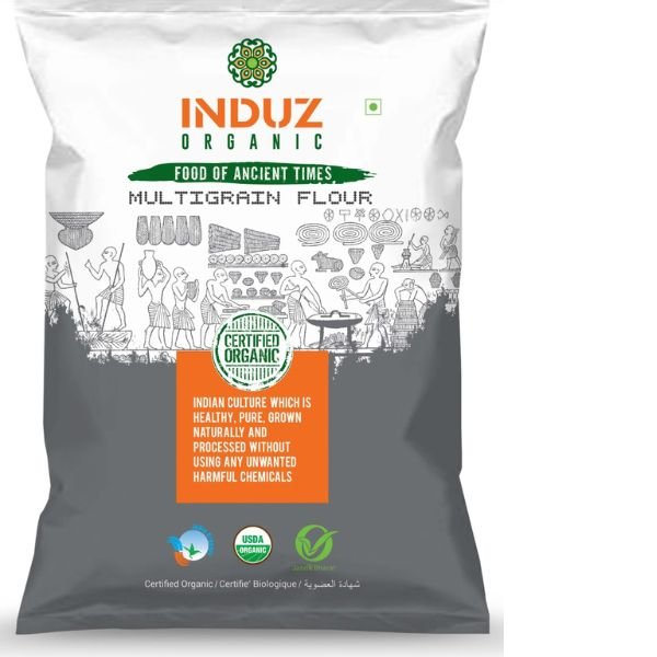multigrain flour 3kg-front-Induz Organic