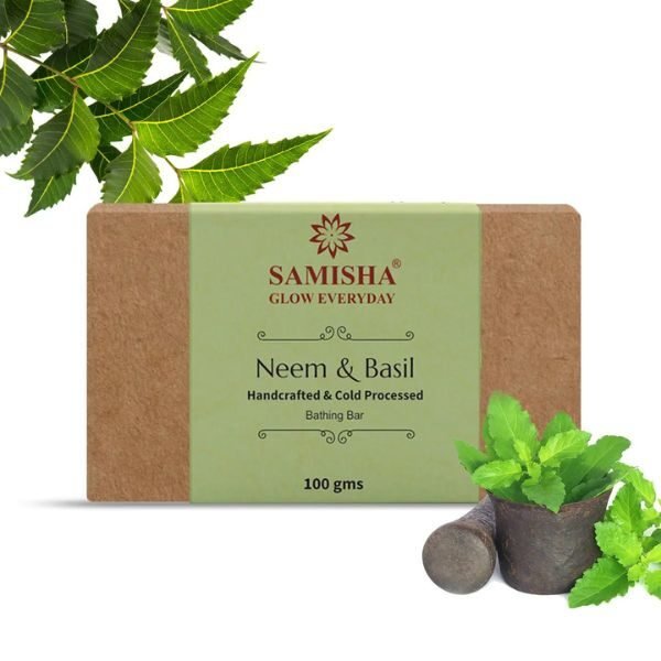 Organic Neem & Basil Soap-samisha organics