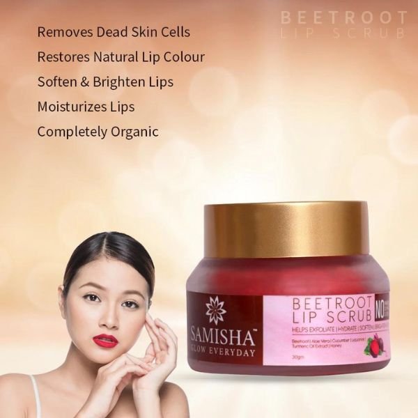 Lip Lightening Scrub And Under Eye Gel 60 gm-samisha organics