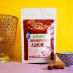 Activated Cinnamon Chilli Almonds (100% Natural & Fresh, Long Soaked & Air Dried to Crunchy Perfection) - 50g (Pack of 2)3-front1-D alive