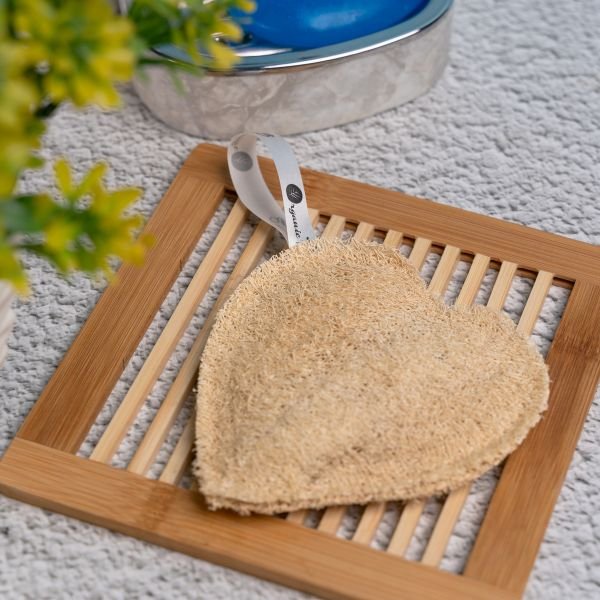 Heart Shaped Natural Loofah Pack Of 23