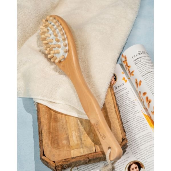 Cellulite Bristle Bath Brush Bath Brush-2-Organic B