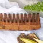 Handmade Neem Wood Comb5-front1-Organic B