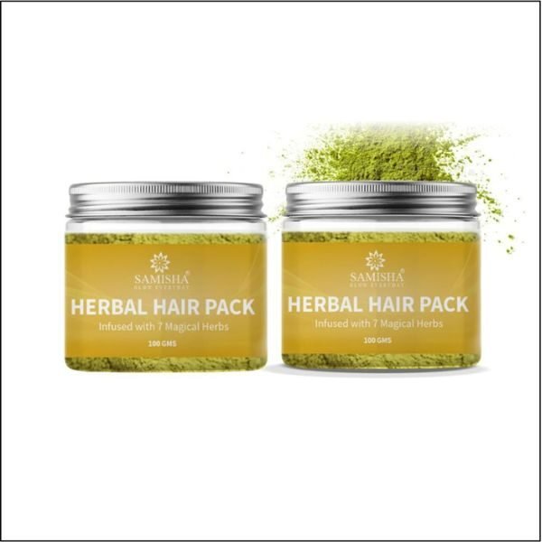 Herbal Hair Pack-front1-samisha organics