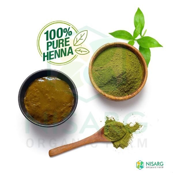Henna Leaf Powder-1-Nisarg Organic