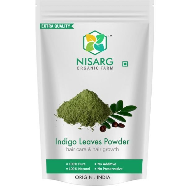 Indigo Leaf Powder-front-Nisarg Organic