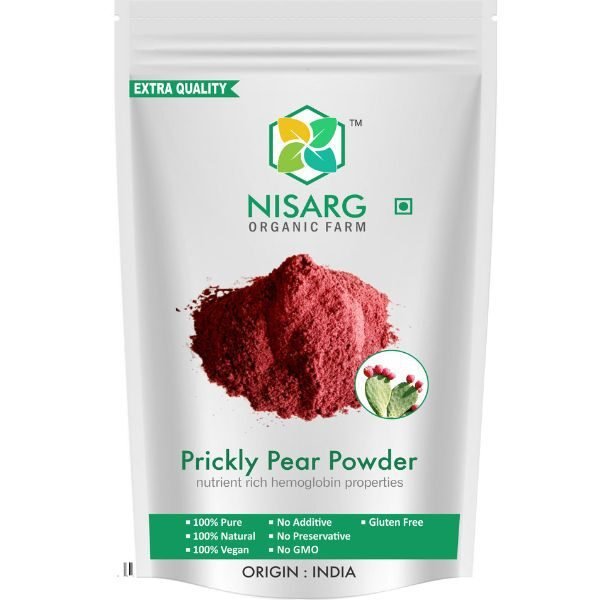 Prickly Pear Powder-front-Nisarg Organic