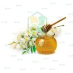 Raw Acacia Honey-front-Nisarg Organic