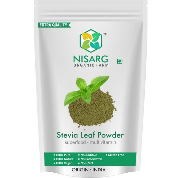 Stevia Leaf Powder-front-samisha Organic