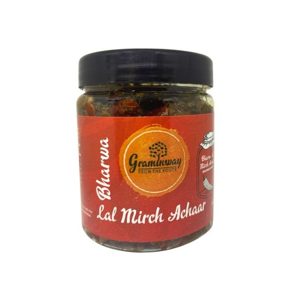 bharwa lal mirch pickle -front2-Graminway
